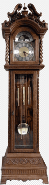 reloj de pie y péndulo